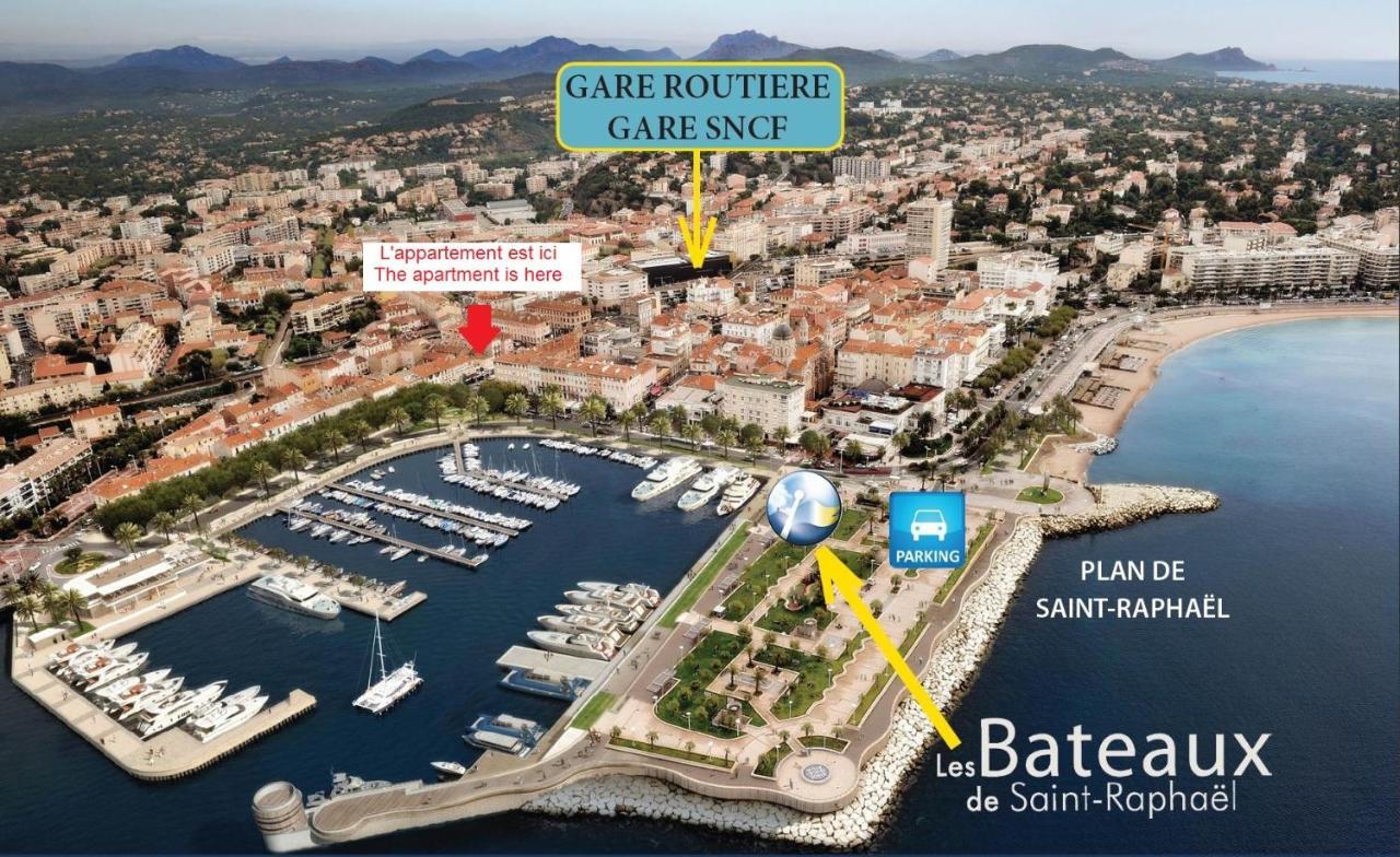 Appartement 2 Neuf Sur Le Port A Cote De La Plage Saint-Raphaël Exterior foto